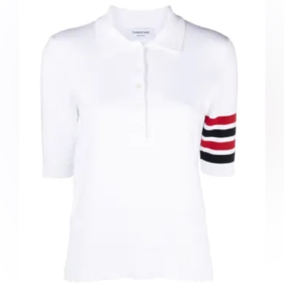 Thom Browne 4-Bar cotton polo - Picture 3 of 12